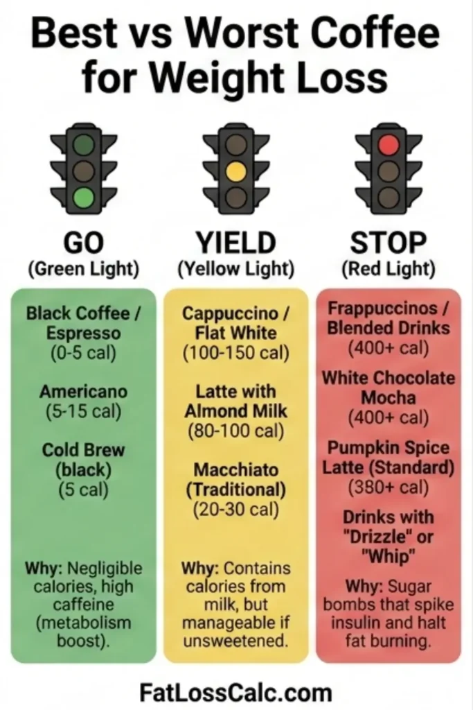 Best vs Worst Coffee for Weight Loss