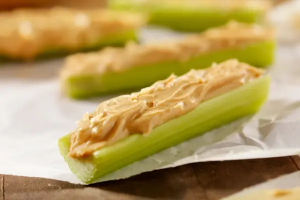 Celery Sticks + Peanut Butter